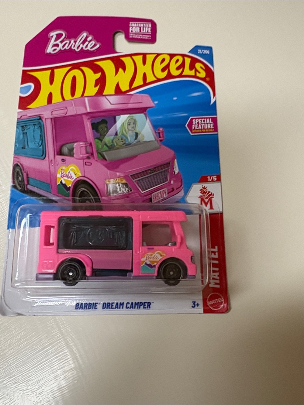 NWT Mattel Hot Wheels pink Barbie Dream Camper